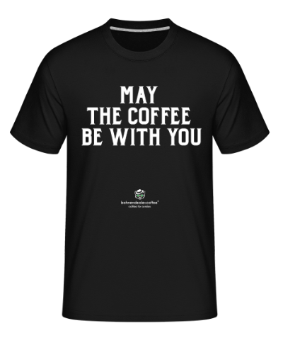 kurzärmeliges T-Shirt "may the coffee be with you" men
