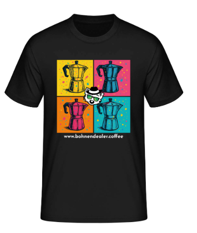 kurzärmeliges T-Shirt Pop-Art Espressokocher men