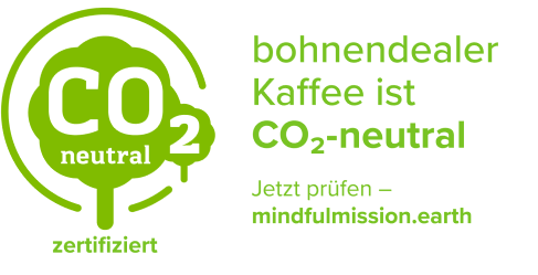 Wie bohnendealer.coffee den CO2 Output des Kaffees kompensiert...