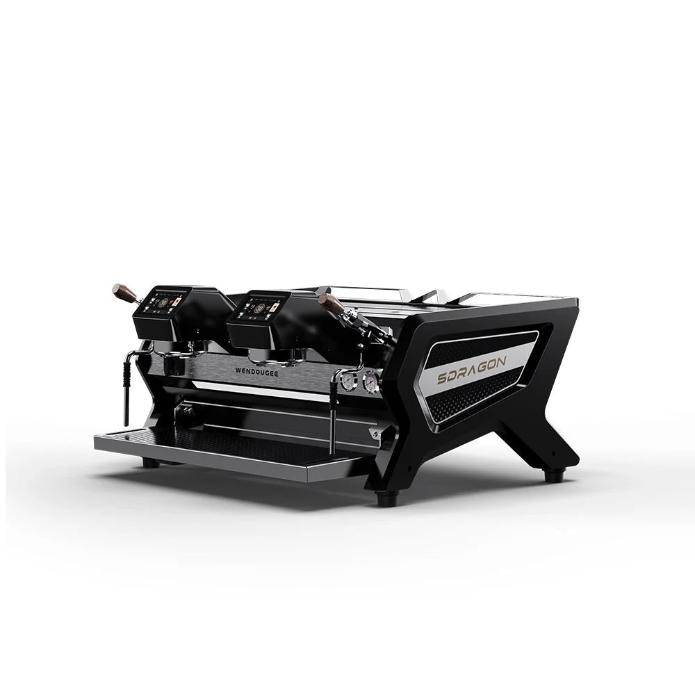 Wendougee Sdragon Sat Zweigruppen-Halbautomatische Espressomaschine