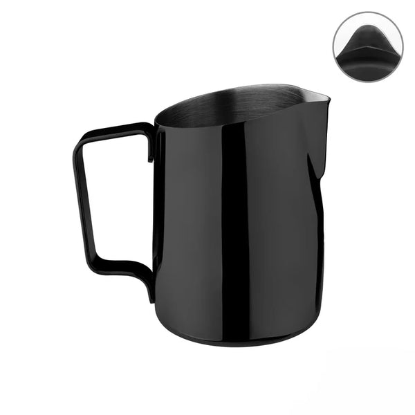 WPM Milk Pitcher # 06 round spout - titanium black