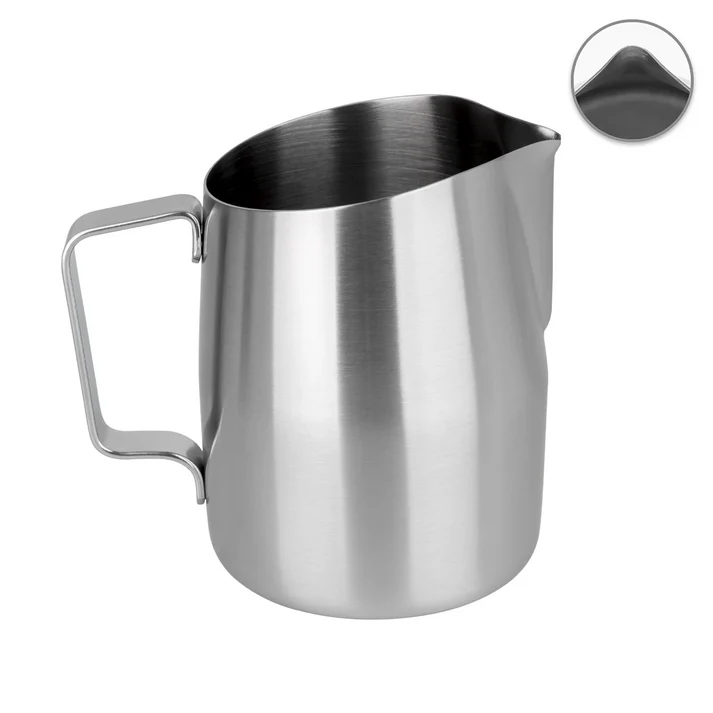 WPM Milk Pitcher # 07 sharp spout - brushed finish
