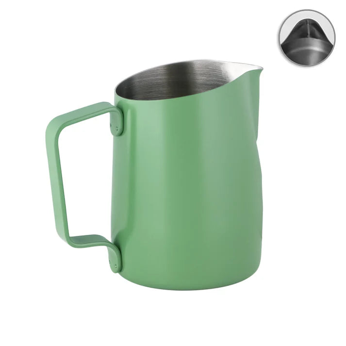 WPM Milk Pitcher # 22 slow pour x WPM Milk Pitcher - matt green