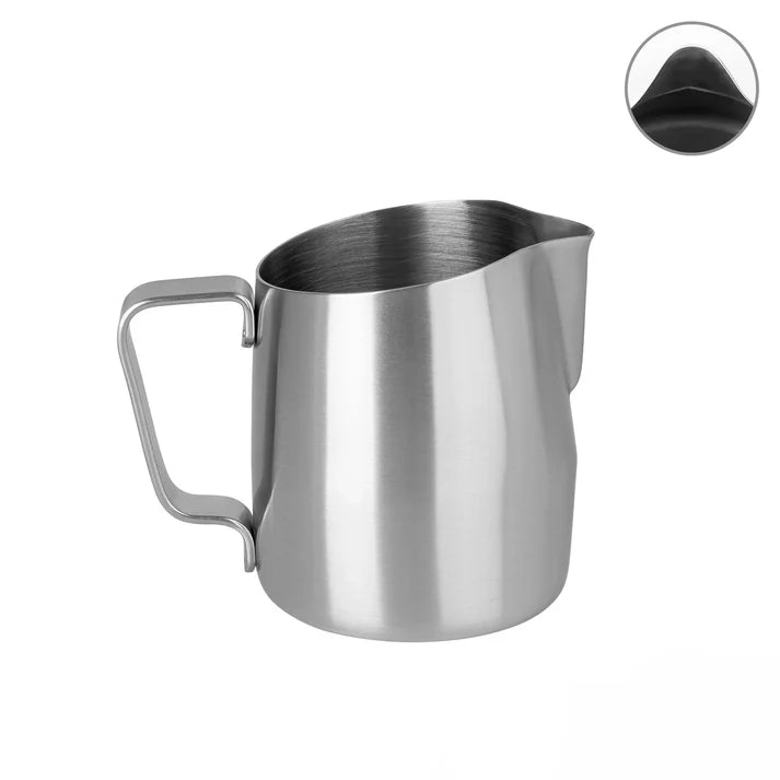 WPM Milk Pitcher # 06 round spout - brushed steel