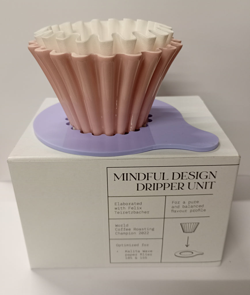 Mindful design Coffee Dripper unit ceramic rose + lavendel