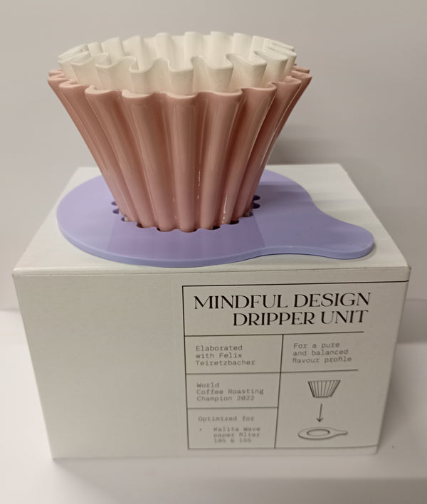 Mindful design Coffee Dripper unit ceramic rose + lavendel