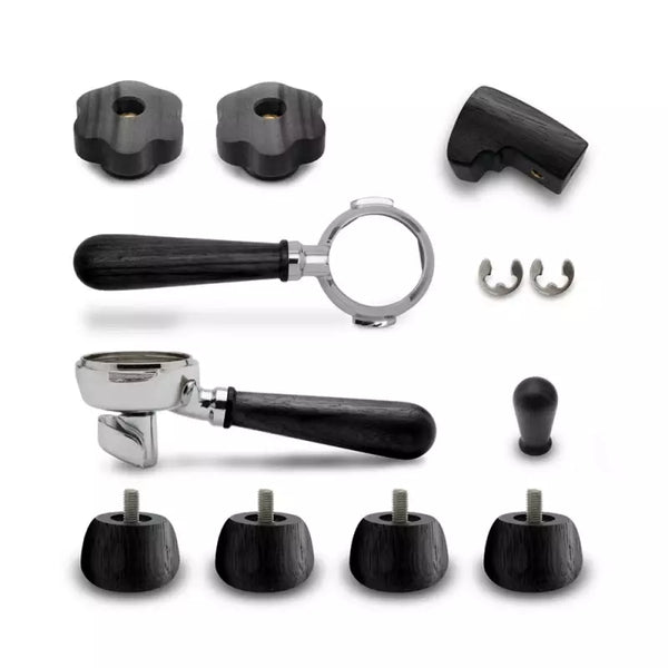 Lelit schwarzes Walnuss upgrade kid für Lelit Bianca