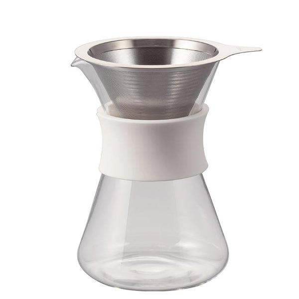 Hario Glass Coffee Maker with Metall Dripper 400ml