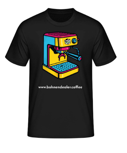 kurzärmeliges T-Shirt Portafiltermaschine Pop-Art men