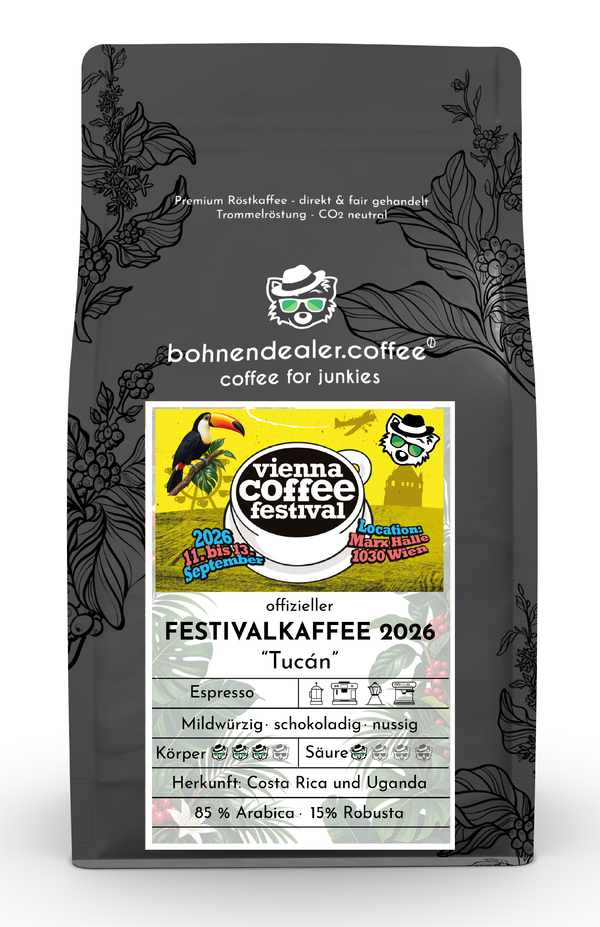 Festivalkaffee 2026 "Tucán" - limited!